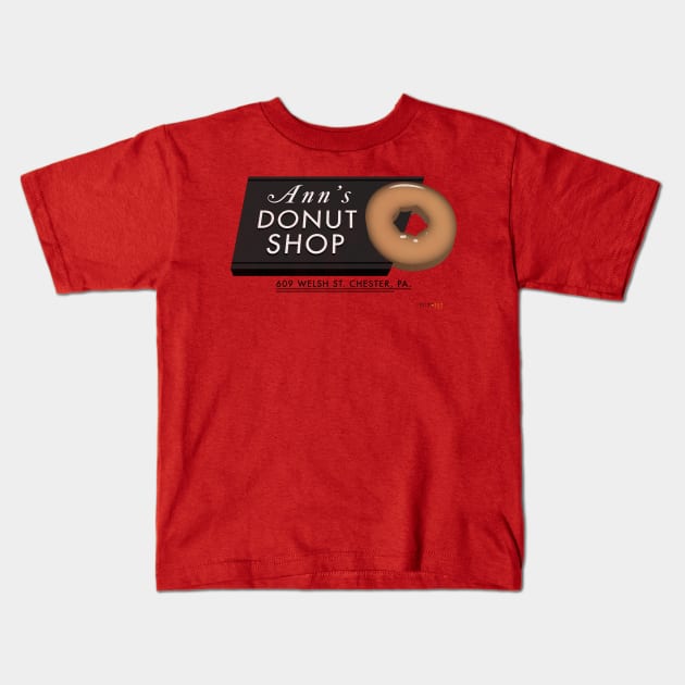 Ann's Donut Shop! Kids T-Shirt by Retro302